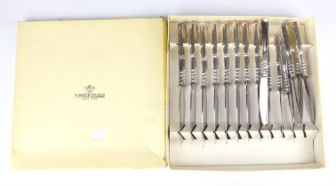 Set of twelve silver four pronged forks, Sheffield, 1893, approximately 4oz weight,