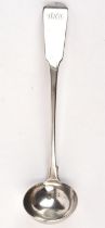 Scottish Georgian silver oar pattern sauce ladle. Edinburgh, 1812.