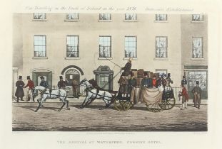 After M. A. Hayes, Travelling in the South of Ireland in the Year 1856. Bianconi’s Establishment a