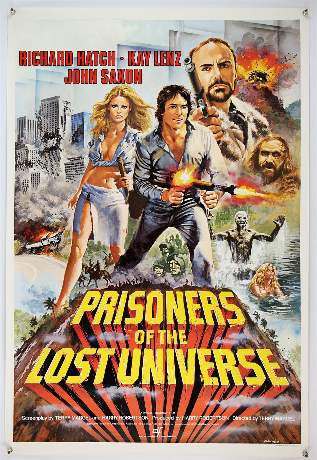 Prisoners Of The Lost Universe (1983) British One Sheet film poster, with Chantrell artwork for