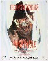 Four British Video Posters for the horror series A Nightmare on Elm Street: Freddy’s Nightmares