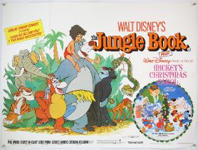 The Jungle Book (R-1980's) British Quad film poster for the Disney classic, folded, 30 x 40 inches.