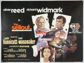 12 British Quad film posters from the 1970’s including The Sellout (1976), artwork by Putzu,