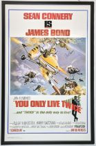 James Bond - Sean Connery signed poster print, framed, 27 x 41 inches. Provenance - With UACC