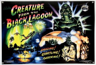 Creature From the Black Lagoon (R-1992) Special release poster on heavy stock, flat, 18.