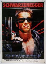 The Terminator (1984) Pakistani One Sheet film poster, folded, 28 x 40 inches.