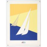 Three Franco Costa sailing race posters (1980), these all artist’s proofs, including The America’s