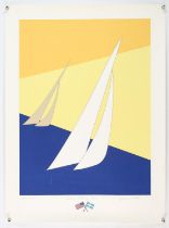 Three Franco Costa sailing race posters (1980), these all artist’s proofs, including The America’s