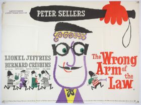 The Wrong Arm of the Law (1963) British Quad film poster, starring Peter Sellers, folded,