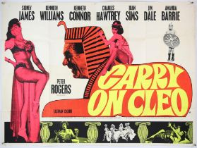 Carry on Cleo (1964) British Quad film poster, Following the legal action and banning of the