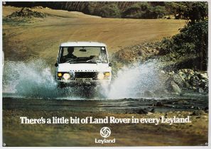 Range Rover 'There's a little bit of Land Rover in every Leyland', original factory poster,