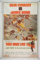 James Bond You Only Live Twice (1967) Indian One Sheet film poster, artwork by Robert McGinnis &