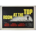 Two Room At The Top (1958) sections of a British 3-Sheet film poster, these being the bottom panels,