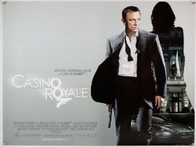 James Bond Casino Royale (2006) British Quad film poster, Daniel Craig final version, rolled,