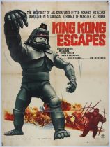 King Kong Escapes (1968) Japanese B1 film poster, folded, 28 x 40 inches.