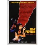 Pulp Fiction (1994) US One Sheet film poster for the Tarantino film starring Uma Thurman,