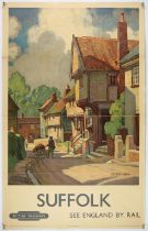 British Railways See Britain by Train, Suffolk, printed in Great Britain by Waterlow & Sons,