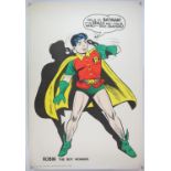 Batman and Robin (1966) US linen-backed commercial poster, showing Robin with artwork by Carmine