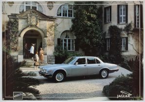 Jaguar XJ6 3.6, Original factory poster, circa 1970, approx. 39" x 28".