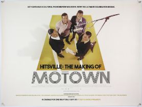 Hitsville: The Making Of Motown (2019) British Quad film poster, rolled, 30 x 40 inches.