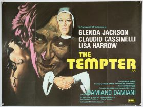 25 British Quad film posters from the 1970’s including The Tempter (1974) Innocent Bystanders