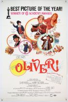 Oliver (1969) US One Sheet film poster, folded, 27 x 41 inches.