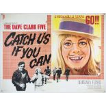 Catch Us If You Can (1965) British Quad film poster, withy Chantrell illustration,