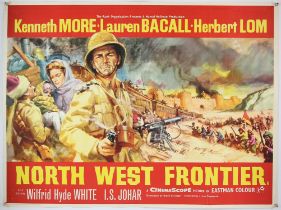 North West Frontier (1959) British Quad film poster, folded, 30 x 40 inches.