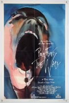 Pink Floyd The Wall (1982) US One Sheet film poster, designed by Gerald Scarfe, folded,