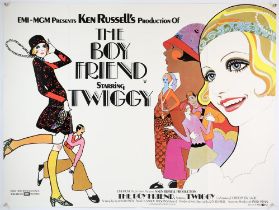 The Boy Friend (1971) British Quad film poster for the British musical comedy directed by Ken