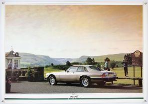 Jaguar XJS at Gleneagles, Original factory poster, circa 1978 approx. 39" x 28".
