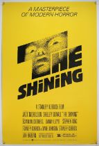 The Shining (1980) US One Sheet film poster, for the Stanley Kubrick – Jack Nicholson classic,