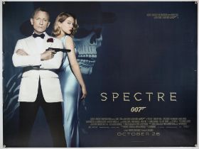 James Bond Spectre (2015) British quad film poster, rolled, 30 x 40 inches.