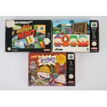 Nintendo 64 (N64) animated games bundle (PAL) Includes: Bomberman Hero, Rugrats: Treasure Hunt and