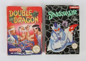 NES adventure bundle Includes: Shadowgate and Double Dragon