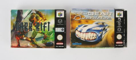 Nintendo 64 (N64) gaming bundle (PAL) Includes: Dark Rift and Top Gear Overdrive