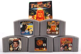 Nintendo 64 (N64) loose cart shooter bundle (PAL) Includes: Turok 3 (w/manual), Duke Nukem 64,