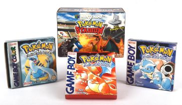 Pokémon box-only bundle (PAL) - all items are box only and without game cartridges Includes: