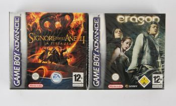Game Boy Advance (GBA) factory sealed fantasy game bundle [Italian/PAL] Includes: The Lord of The