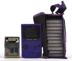 Nintendo Game Boy bundle (PAL) Includes: Game Boy Colour console (Grape), Legend of Zelda Link’s