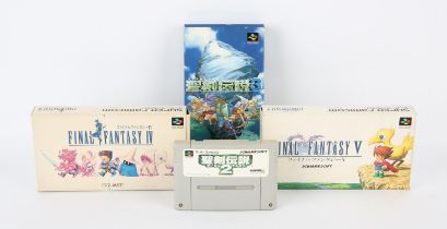 Super Famicom RPG game bundle (NTSC-J) Includes: Seiken Densetsu 3 [box only], Seiken Densetsu 2