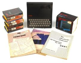 Sinclair Spectrum ZX81 Personal Computer with 16K RAM [boxed], 8 cassettes and several instruction