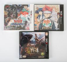 3DS factory sealed bundle (NTSC-J) Includes: Toriko: Gourmet Monsters, Food Wars Shokugeki no Soma