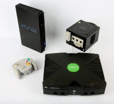 Sixth generation console bundle (PAL) Includes Gamecube [Black] w/Wavebird Controller,