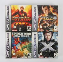 Game Boy Advance (GBA) factory sealed comic book game bundle [Italian/PAL] Includes: Spider-Man: