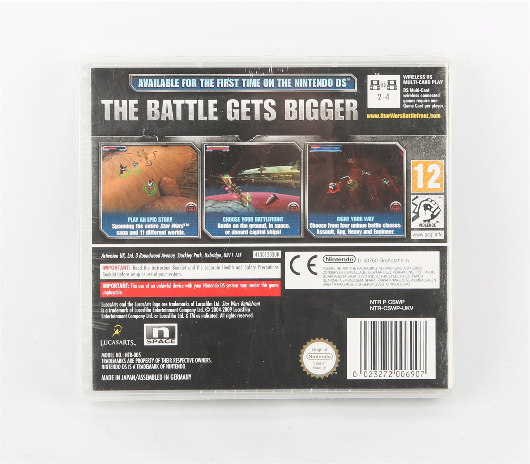Nintendo DS Star Wars Battlefront: Elite Squadron game (PAL) - Retailer Sealed - Image 2 of 2