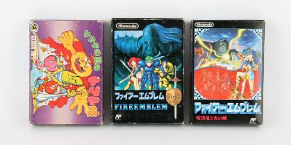 Famicom 3-game bundle (NTSC-J) Includes: Fire Emblem 1, Fire Emblem 2 Gaiden and Princess Tomato