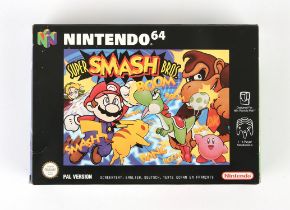 Nintendo 64 (N64) Super Smash Bros. boxed game (PAL)