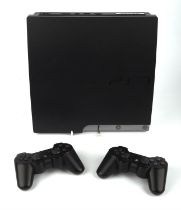 PS3 Slim console with DualShock 3 controllers [Black] (x2) Proceeds from the sale of this item
