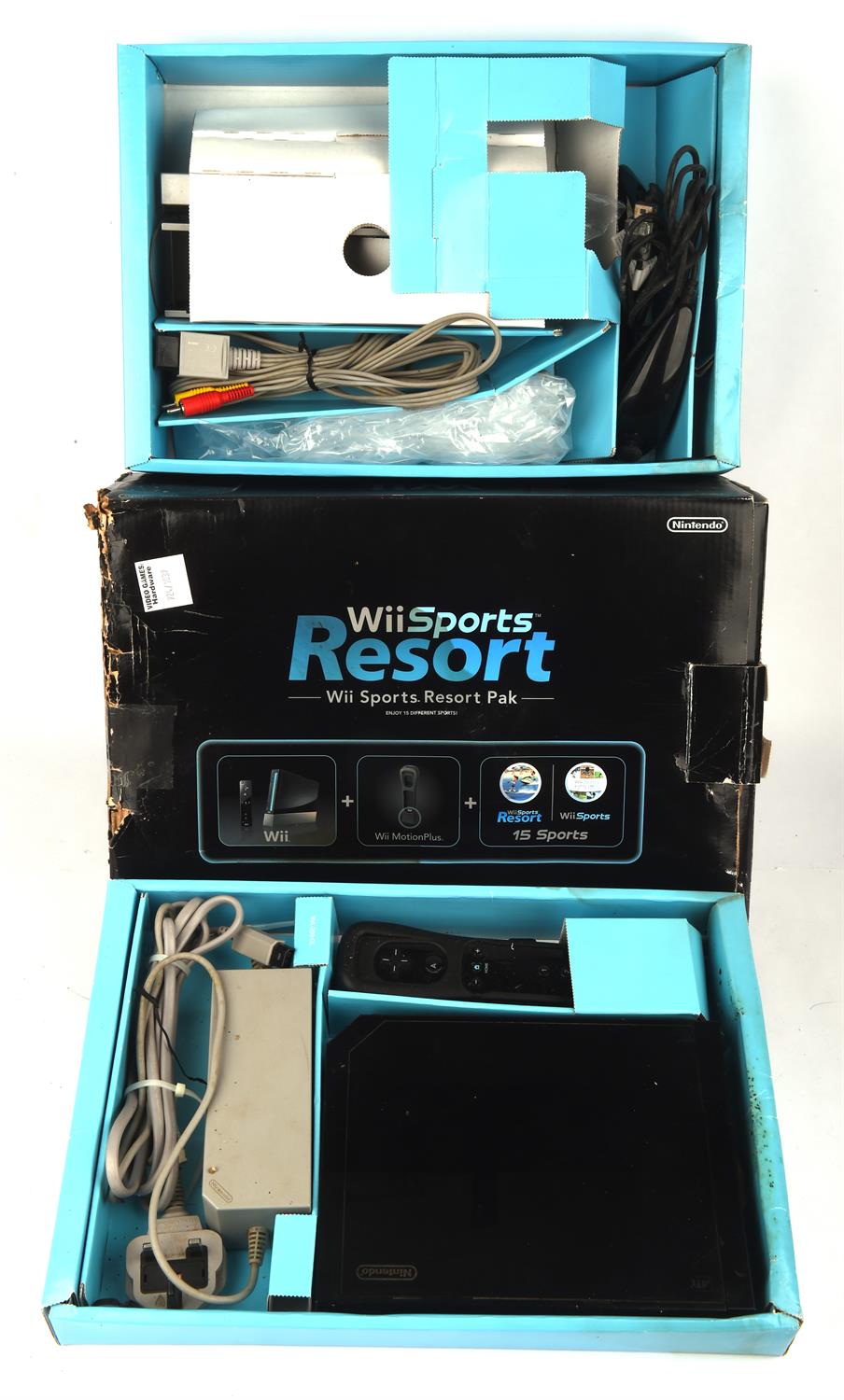 Black Nintendo Wii Console [Wii Sports + Wi Sports Resort + Wii MotionPlus Pak]